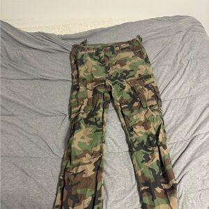 MNML Green and Brown Cargo Pants Tactical Style